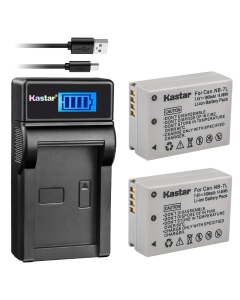Kastar Battery (X2) & Slim LCD Charger for Canon NB-7L, CB-2LZE and Canon PowerShot G10, PowerShot G11, PowerShot G12, PowerShot SX30 is Digital Cameras