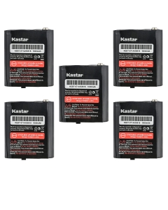 Kastar 5-Pack 3.6V 53615 Battery Compatible with Motorola TalkAbout MU350R, TalkAbout MU354R Two Way Radios