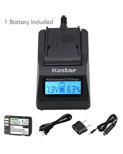 Kastar Ultra Fast Charger(3X Faster) Kit and D-Li90 Battery (1-Pack) Work with K-01 K-3 K-5 K-5II K-5IIs K-7 645D 645Z Cameras