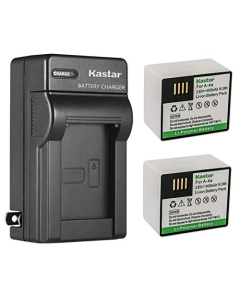 Kastar 2-Pack Battery and AC Wall Charger Replacement for Arlo A-4, A-4a A4A, VMC4040, 308-10069-01 Battery, Arlo VUR0917968517039CN, Netgear Ultra +, VMS5140-100NAS, VMA5400-10000S Security Camera