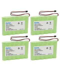 Kastar 4-Pack Battery Replacement for ADT 17000145 17000152 Impassa Wireless Alarm Systems, DSC 6PH-H-4/3A3600-S-D22 DSC Impassa SCW9055 SCW9057 BH7236-SS Self-Contained 2-Way Wireless Security System