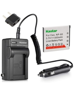 Kastar Battery and Charger for Casio Exilim EX-S10 EX-S10BE EX-S10BK EX-S10RD EX-S10SR EX-Z9 EX-Z9BK EX-Z9EO EX-Z9PK EX-Z9SR EX-Z85 EX-Z85BN EX-Z85EO EX-Z80 EX-Z80VP EX-FS10 EX-Z29 EX-S12 Cameras