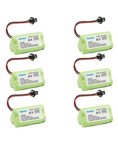 Kastar 6-Pack Ni-MH Battery 3.6V 1200mAh Replacement for Lithonia ELB B001, ELBB001, Unitech AA700MAH 3.6V Ni-CD, Unitech LEDR-1 AA900MAH, Unitech 0253799, Unitech 6200RP Exit Sign Emergency Light