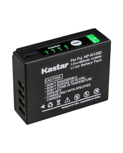 Kastar 1-Pack NP-W126D Battery Replacement for Fujifilm NP-W126 NP-W126s Battery, BC-W126 Charger, Fujifilm HS30EXR HS33EXR HS35EXR HS50EXR, X-PRO1 X-PRO2 X-PRO3, X-A1 X-A2 X-A3 X-A5 X-A7 X-A10 Camera