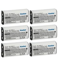 Kastar 6-Pack 2.4V 1000mAh Ni-MH Battery Replacement for Sony BP-HP800-11 Battery, Sony MDR-RF995 MDR-RF995RK Wireless Headset