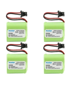 Kastar 4-Pack Battery Replacement for Panasonic P-P305 P-P305A P-P305A/1B P-P305PA TYPE 14 Battery Panasonic KX-TC1000 KX-TC1000B KX-TC1001 KX-TC1001W KX-TC1002 KX-TC1004 KX-TC1005 KX-TC1006 KX-TC1010