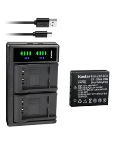 Kastar 1-Pack Battery and LTD2 USB Charger Compatible with Leica 18706, EA-DC-8, BP-DC8, BPDC8, BP-DC8E BPDC8E Battery, Leica MINI-M, Leica X Vario, Leica X1, Leica X2, Leica X-U (Typ 113) Cameras
