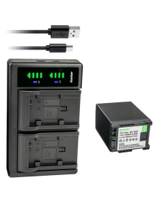 Kastar 1-Pack Battery and LTD2 USB Charger Replacement for Canon BP-820 BP820, BP-828 BP828 Battery, Canon CG-800 CG800 Charger, Canon VIXIA HF G50 UHD 4K, VIXIA HF G60, VIXIA GX10 Camera