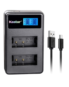 Kastar LCD Charger Replacement for Canon LP-E17, LC-E17, LC-E17C and Canon EOS M3, EOS Rebel T6i, EOS Rebel T6s, EOS 750D, EOS 760D, EOS 8000D, Kiss X8i Camera