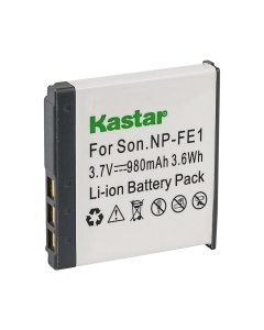 Kastar 1-Pack NP-FE1 Battery 3.7V 980mAh Replacement for Sony NP-FE1 Battery, Sony BC-CS3 Charger, Sony Cyber-Shot DSC-T7, Cyber-Shot DSC-T7/B, Cyber-Shot DSC-T7/S Digital Cameras