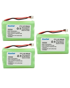 Kastar 3-Pack Ni-MH Battery 3.6V 1000mAh Replacement for Plantronics 6342101, Plantronics 63421-01, Plantronics CT11 Cordless Headset Phone 2.4GHz, Plantronics CT12 Cordless Headset Phone 2.4GHz