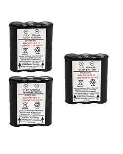 Kastar 3-Pack HNN9044A Battery Replacement for Motorola HNN9044 HNN9044A HNN9044AR HNN9056 HNN9056A HNN9056AR, Radio Shack 23-9049, Radio Shack 19-1217, 19-361, 23-151, BTX-128 Battery