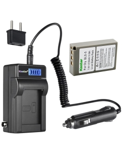 Kastar 1-Pack BLS-5 Battery and LCD AC Charger Compatible with Olympus E-400, E-410, E-420, E-450, E-600, E-620, E-P1, E-P2, E-P3, E-PL1, E-PL1s, E-PL2, E-PL3, E-PL5, E-PL6, E-PL7, E-PL8 Cameras