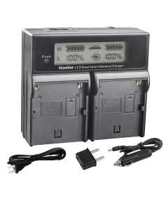 Kastar Battery CH04 Dual Fast Charger Replacement for CH04-BPU68-1 BP-U68 BPU68 BP-U65 BPU65