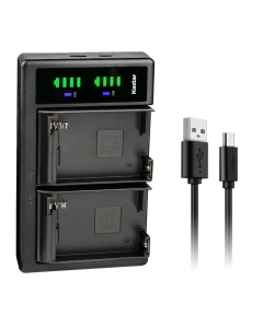 Kastar LTD2 USB Battery Charger Compatible with Midland BATT10 BATT-10 AVP13 MID-AVP13 Battery, T71 T-71 T75 T-75 T77 T-77 T79 T-79, X-Talker T71 T-71 T75 T-75 T77 T-77 T79 T-79 Two Way Radios