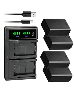 Kastar 4-Pack Battery and LTD2 USB Charger Replacement for Nikon Z 30 Mirrorless Camera, Z30 Creator Ready Z Series Camera