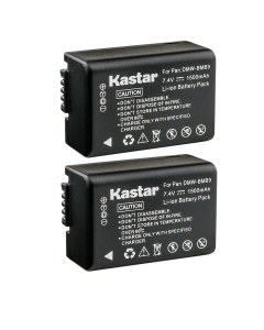 Kastar 2-Pack DMW-BMB9 Battery Replacement for Panasonic Lumix DMC-FZ72, Lumix DMC-FZ100, Lumix DMC-FZ150, Lumix DC-FZ80, Lumix DC-FZ85 Camera