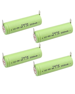 Kastar 4-Pack 1.2V 2000mAh Ni-MH Battery Replacement for Groomer Trimmer MS-5100 MS-5200 MS-5500 MS-5700 MS-5800 MS-6000 MS-900 MS2-280 MS2-290 MS2-390 R-1000 R-4130 R-450s R-5130 R-600 R-6130 R-650s