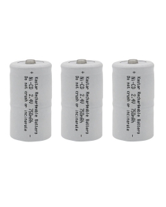 Kastar 2.4V 750mAh Battery 3-Pack Replacement for ANIC0286 NABC 405421100 EBC-GAS1 NEA NP-5459, TIF-8800A TIF-8806A TIF 8900-A, Saft 40542100 405421000 405421100 Gas Detector Meter Test Equipment