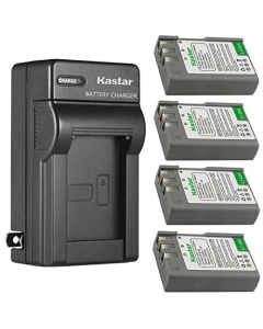 Kastar 4-Pack EN-EL9a Battery and AC Wall Charger Replacement for Nikon D5000 SLR Digital Camera, D40 SLR Digital Camera, D40X SLR Digital Camera, D60 SLR Digital Camera, D3000 SLR Digital Camera