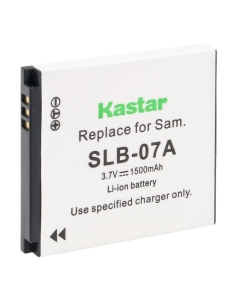 Kastar Battery for Samsung SLB-07 SLB-07B SLB-07EP SLB-07A SLB07A and Samsung PL150 PL151 ST45 ST50 ST500 ST550 ST560 ST600 TL100 TL210 TL220 TL225 TL90 Cameras