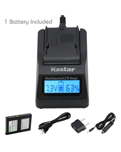 Kastar Ultra Fast Charger(3X faster) Kit and Battery (1-Pack) for BN-VM200 BN-VM200U work with JVC GZ-MC100 GZ-MC200 GZ-MC500 GZ-MC100EK GZ-MC200E GZ-MC500EK GZ-MC100EX GZ-MC200EX GZ-MC500EX GZ-MC100US GZ-MC200US GZ-MC500US Cameras [Over 3x faster than a 