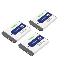 Kastar Battery (3-Pack) for Sony NP-BD1, NP-FD1, BC-CSD and Sony Cyber-Shot DSC-G3, DSC-T2, DSC-T70, DSC-T75, DSC-T77, DSC-T90, DSC-T200, DSC-T300, DSC-T500, DSC-T700, DSC-T900, DSC-TX1 Cameras