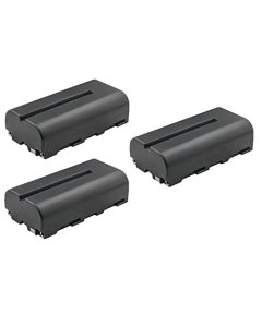 Kastar 3-Pack NP-F550 / NP-F570 Li-ion Battery 7.4V 2900mAh Replacement for Godox ML30 ML30Bi LED Light, ML60 ML60Bi LED Light, LR160 Bi-Color Ringlight, LF308BI Variable Color LED Video Light