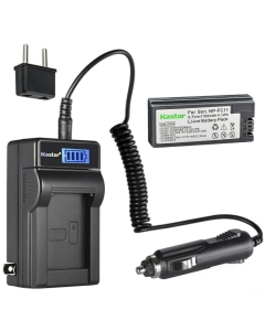 Kastar 1-Pack NP-FC11 Battery and LCD AC Charger Compatible with Sony Cyber-Shot DSC-P7, Cyber-Shot DSC-P8, Cyber-Shot DSC-P8E, Cyber-Shot DSC-P8S, Cyber-Shot DSC-P8R, Cyber-Shot DSC-P8L Cameras