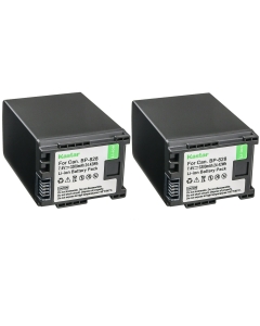 Kastar 2-Pack BP-828 Battery 7.4V 3300mAh Replacement for Canon XF400, XF405, XA10, XA11, XA15, XA20, XA25, XA30, XA35, XA40, XA45, XA50, XA55, VIXIA HF G21, VIXIA HF G30, VIXIA HF G40 Camcorder