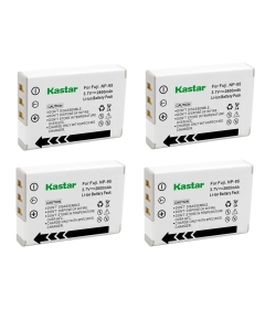 Kastar FNP95 Battery (4-Pack) for Fujifilm NP-95 & Finepix F30, Finepix F31FD, Finepix Real 3D W1, Finepix X30, Finepix X100, Finepix X100T, Finepix X100LE, Finepix X100S, Finepix X-S1 and Ricoh DB-90