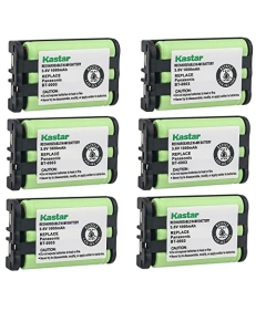 Kastar 6-Pack Battery Replacement for Uniden BBTY0545001, BT0003, TCX-440, WIN1200, UIP1869V, Radio Shack 23003, 435862-BASE, 23-003, 43-3868, 43-5862 Base, CS90600, CS-90600, Rayovac RAYBT3, RAY-BT3