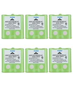 Kastar 6-Pack Two-Way Radio Battery 4.8V 1000mAh Replacement for Cobra FRS100 FRS1042 FRS104 FRS1102MFVP FRS1102SB FRS110 FRS115 FRS130 FRS220 FRS235 FRS250 FRS300 FRS305 FRS307 FRS310 wx FRS310
