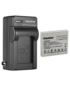 Kastar 1-Pack Battery and AC Wall Charger Replacement for Sanyo DB-L20 DB-L20A DB-L20AU SL20 Battery, Sanyo VAR-L20N VAR-L20NI Charger, Sanyo Xacti VPC-J4 VPC-J4EX, Xacti VPC-S7 Camera
