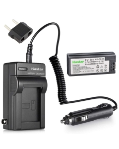 Kastar Battery 1 Pack and Charger for Sony NP-FC10 NP-FC11 and Sony CyberShot DSC-P10 DSC-P2 DSC-P3 DSC-P5 DSC-P7 DSC-P8 DSC-P9 DSC-V1 DSC-F77 DSC-FX77 Digital Camera