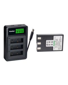 Kastar 1-Pack Battery with LZD3 USB Triple Charger Compatible with Canon NB-1L NB-1LH, PowerShot S100 S200 S230 S300 S400 S500 Digital IXUS 300 400 500 IXY Digital Cameras