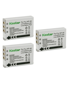 Kastar FNP-95 Battery 3-Pack Replacement for Fujifilm FinePix X-S1, Fujifilm XF10, FinePix F30, FinePix F31FD, FinePix Real 3D W1, FinePix X30, FinePix X70 Camera