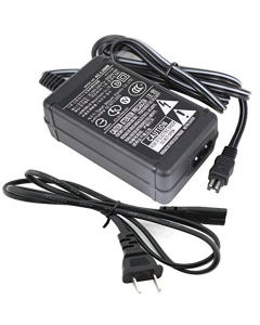 Kastar AC-L200 AC Power Adapter Charger for Sony DCR-SR60, DCR-SR80, DCR-SR68 Handycam Camcorder