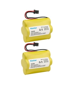 Kastar 2-Pack 4.8V 2200mAh Ni-MH Battery Replacement for Uniden Bearcat Sportcat BC-220, BC220XLT, UBC220XLT, UBC180XLT, BC230, BC-230, BC230XLT, UBC230XLT, BC235, BC-235, BC235XLT, UBC235XLT, BC245