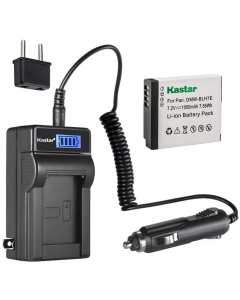 Kastar 1-Pack DMW-BLH7 Battery and LCD AC Charger Compatible with Panasonic Lumix DMC-GM5, Lumix DMC-GM5K, Lumix DMC-GF7, Lumix DMC-GF7KP, Lumix DMC-GF8, Lumix DMC-LX9, Lumix DMC-LX10, Lumix DMC-LX15