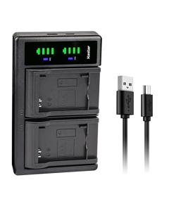 Kastar LTD2 USB Battery Charger Replacement for WASPcam 9905 Wi-Fi, WASPcam 9906 CAMO, WASPcam 9907 4K Camera, SooCoo S60 S60B Sports Action Camera, SooCoo S70 Sports Action Camera