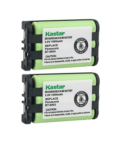 Kastar 2-Pack Battery Replacement for Uniden BBTY0545001, BT0003, TCX-440, WIN1200, UIP1869V, Radio Shack 23003, 435862-BASE, 23-003, 43-3868, 43-5862 Base, CS90600, CS-90600, Rayovac RAYBT3, RAY-BT3