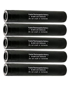 Kastar 5-Pack Ni-MH 3.6V 3000mAh Battery Replacement for Streamlight 75536, 75710, 75711, 75712, 75713, 75714, 75715, 75716, 75732, 75733, 75734, 75735, 75736, 75737, 75810, 75812, 75813, 76000, 76001