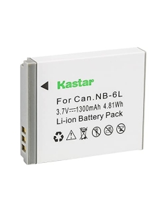 Kastar 1-Pack NB-6L Battery Replacement for NEZINI 2 Charging Mode Mini Kids Camera, Full HD 1080P 36MP Vlogging Camera for Kids, 16X Zoom Compact Pocket Camera Point, Shoot Camera for Kids Beginners