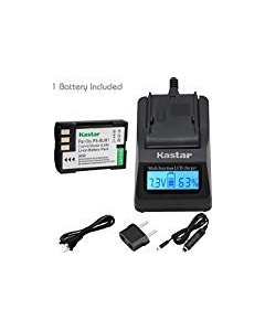 Kastar Ultra Fast Charger Kit and Battery (1-Pack) for Olympus BLM-1, BLM-01, PS-BLM1 Work for Olympus C-5060, C-7070, C-8080, E-1, E-3, E-30, E-520, EVOLT E-300, E-330, E-500, E-510 Cameras