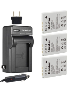 Kastar Battery (3-Pack) and Charger Kit for EN-EL8 MH-62 and Nikon Coolpix P1 P2, Coolpix S1 S2 S3 S5 S6 S7 S7c S8 S9, Coolpix S50 S50c, Coolpix S51 S51c, Coolpix S52 S52c, Cool-Station MV-11, MV-12