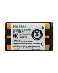 Kastar 1-Pack 3.6v 1000mAh Battery HHR-P104 Replacement for Panasonic HHR-P104A HHRP104 Type 29 KX5664 KX5672 KX5673 KX650 KX6502 Handset, Radio Shack 23968 439024 439025 439026 439030 439031