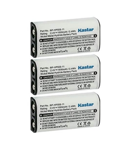 Kastar 3-Pack 2.4V 1000mAh Ni-MH Battery Replacement for Sony BP-HP550-1 BPHP5501, BP-HP550-11 BPHP55011Battery, Sony MDR-IF245RK MDRIF245RK, MDR-RF4000 MDRRF4000, MDR-RF4000K MDRRF4000K Headphone
