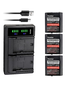 Kastar 3-Pack Battery and Smart Dual Charger Replacement for Motorola TalkAbout T8500 T9500 EM1000A FV700 FV700R T260TP T5330 T5532 T5550 T5622 T5725 T6210 T6220 T6250 T6300 T6310 T6320 T6400