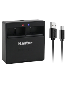 Kastar Dual USB Charger for GoPro HERO6, Hero 6 Black, Gopro6 and GoPro AHDBT-601, AHBBP-601 Sport Camera